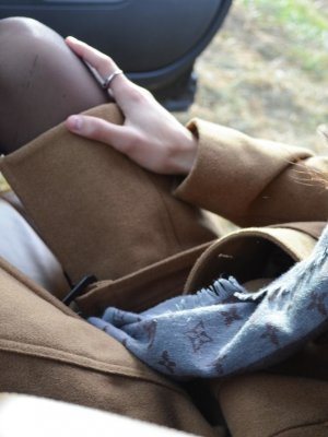 Мой секс с дорожной проституткой в пизду через трусики